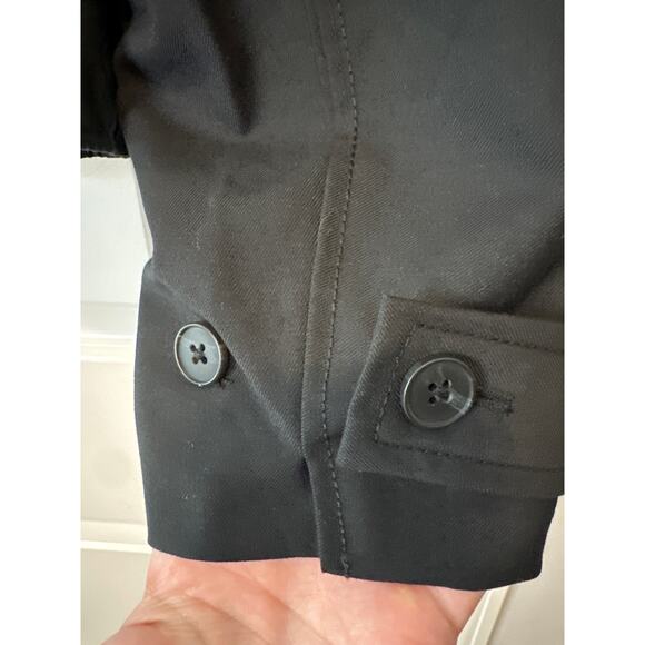 Free People NWT Black Agnes Solid Cropped Jacket Women’s Size Small Retail $298 - Picture 8 of 12